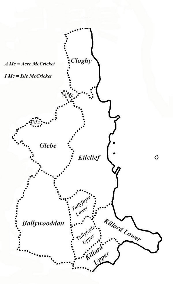 Map of Kilclief Parish