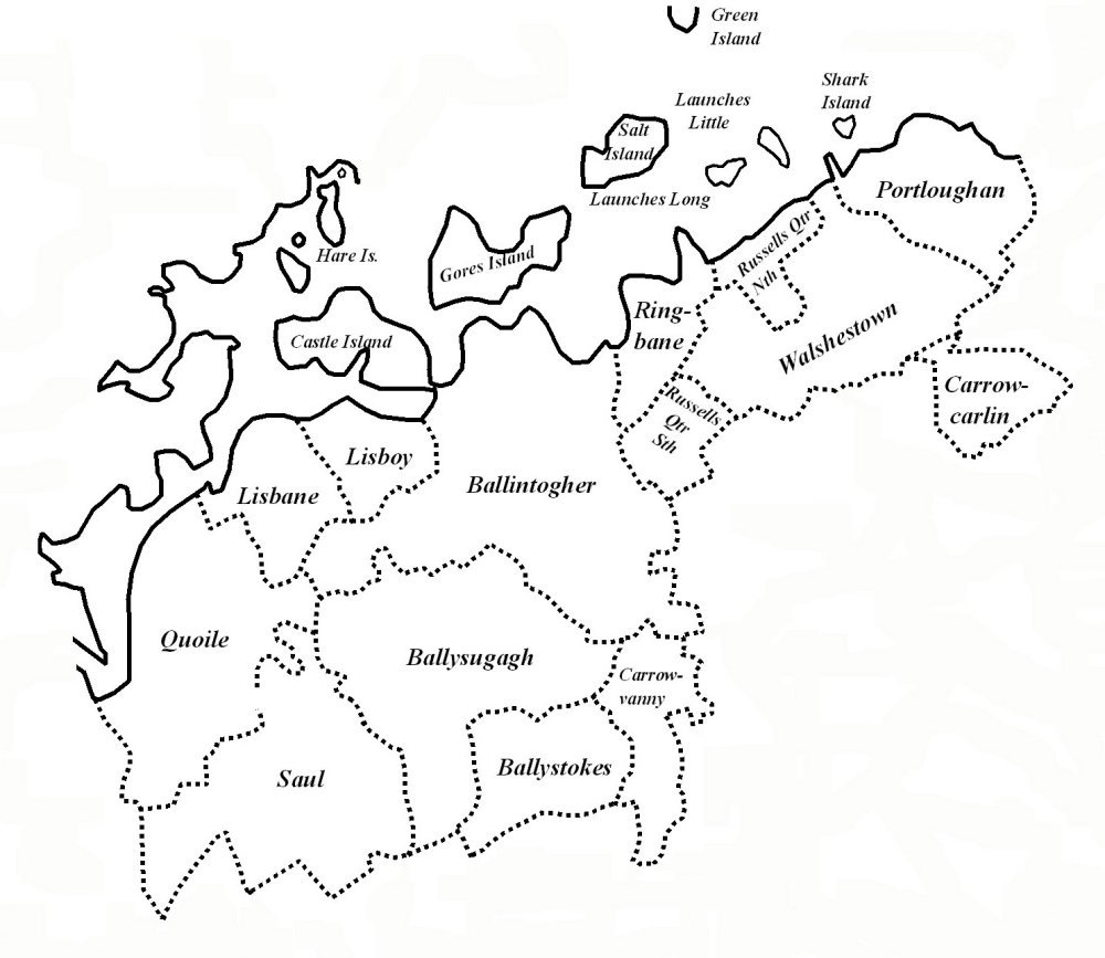 Map of Saul Parish